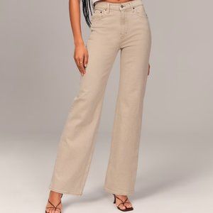 NWT Abercrombie and Fitch High Rise 90s Relaxed Jean